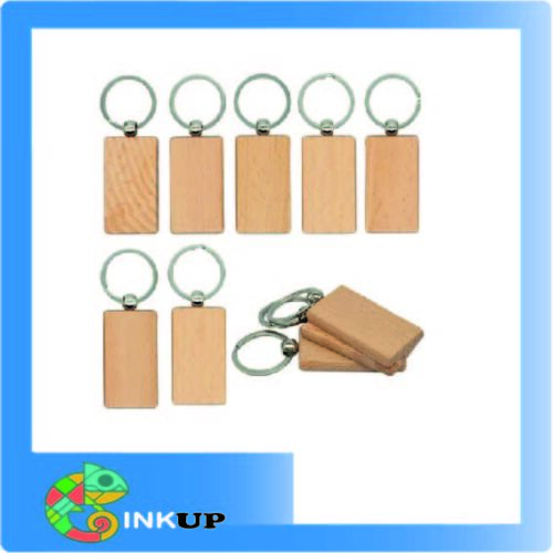 LLAVERO MADERA RECTANGULAR