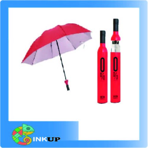 SOMBRILLA TIPO BOTELLA ROJA