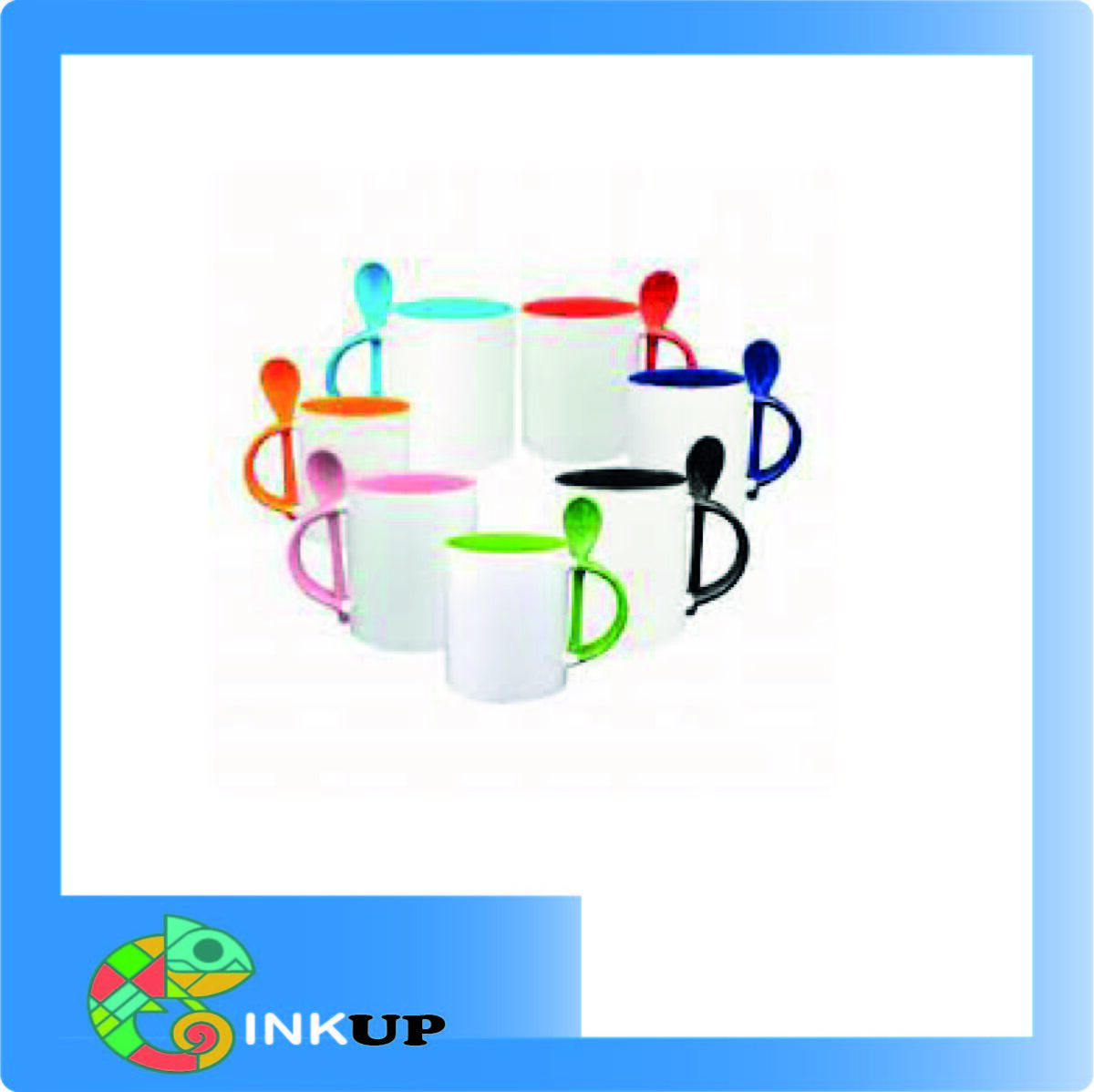 MUGS FONDO COLOR CUCHARA 11 ONZ